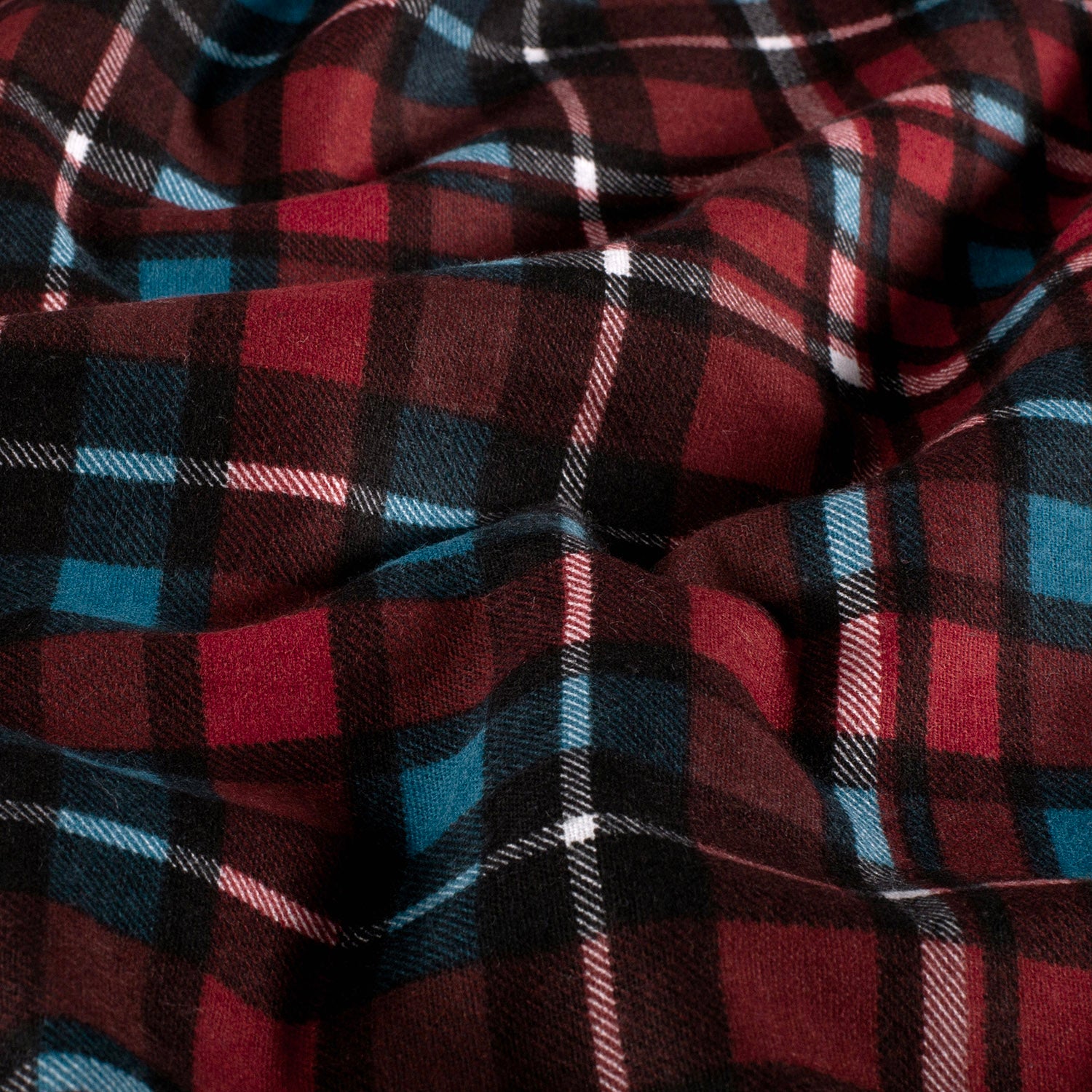 Painettu ruutuflanelli